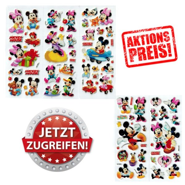 Mickey Maus 3D Sticker