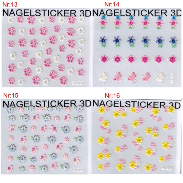 Nagelsticker set -a7