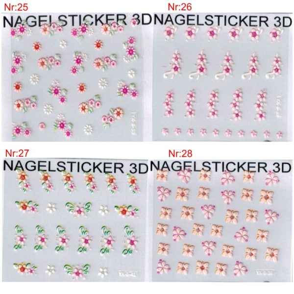 Nagelsticker set -a7