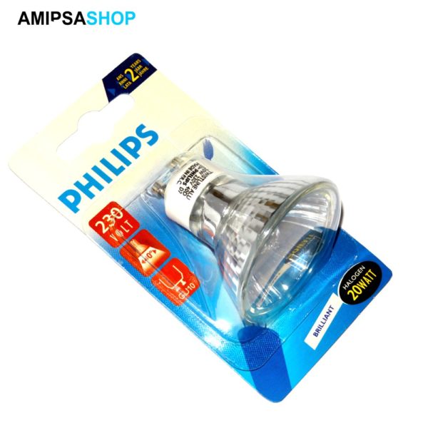 Philips Brilliantline 230V 20W GU10 40 ° TWIST ALU FIGHT