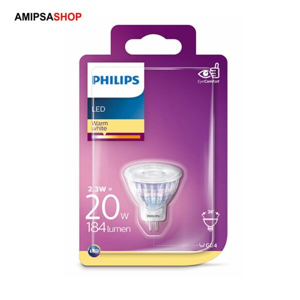 Philips 8718699659462 GU4 2.3W 20W 184lumen 36°