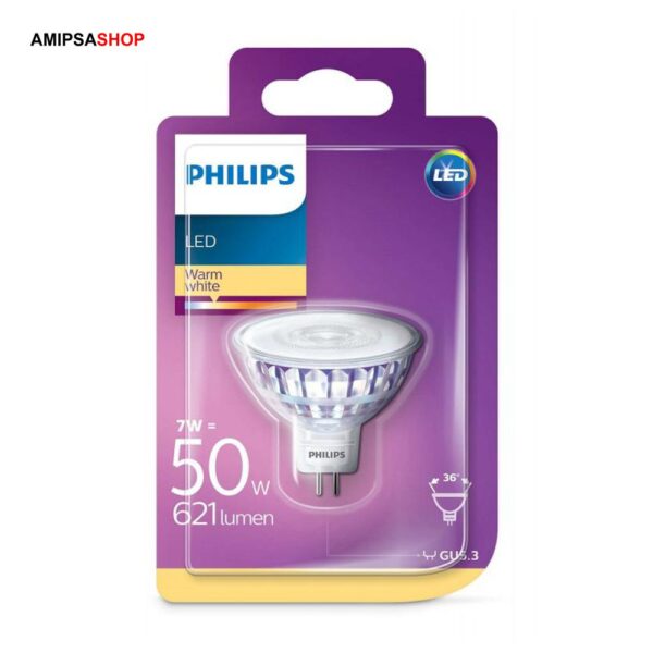 Philips LED GU5.3 (7W) 50W 621lumen 8718696813959