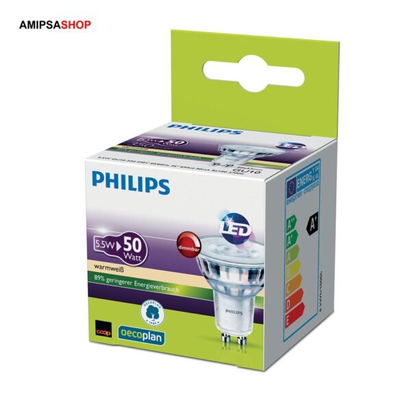 Philips LED GU10 (5.5W) 50W 350lumen 8718696591482