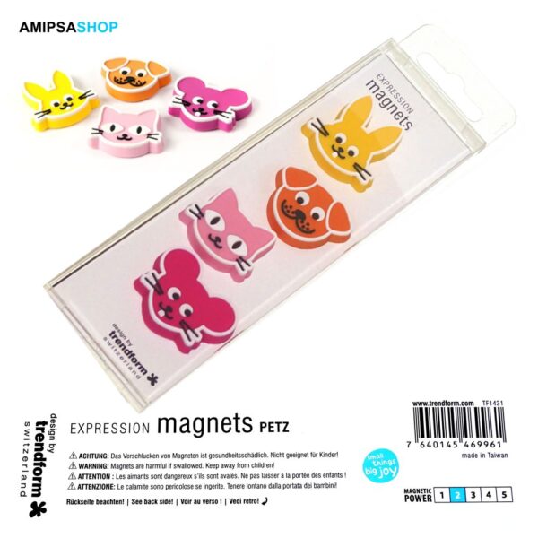 Expression-Magnete PETZ 4er