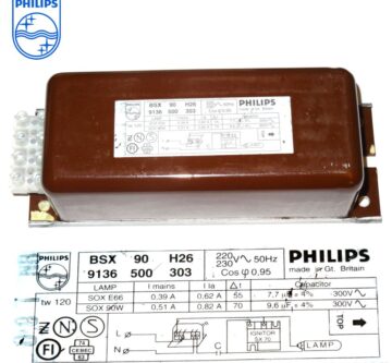Philips BSX 90H26 vsa voor SOX-E 66 SOX 90W