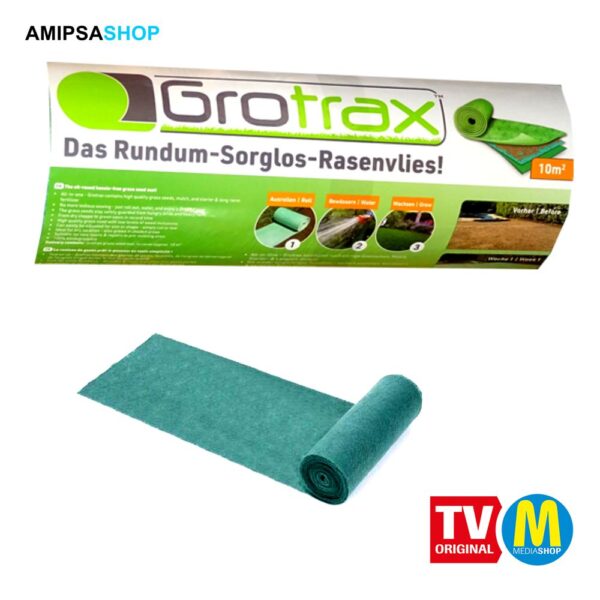 GroTrax für ca` 10 m² Rasenvlies