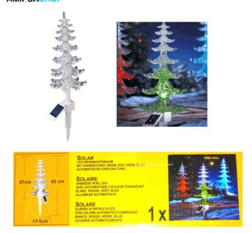 Solar LED Weihnachtsbaum mit Farbwechsel