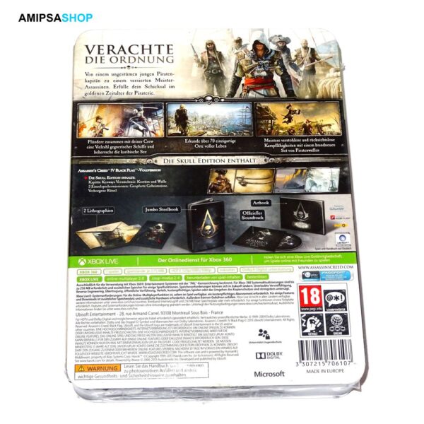 Assassin's Creed IV Black Flag Skull Edition XBOX 360