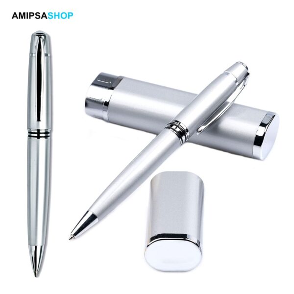 Kugelschreiber Metall Aluminium Etui
