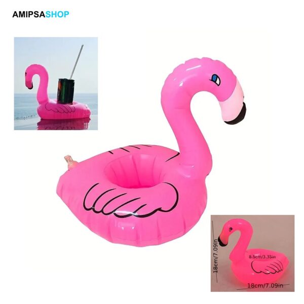 Flamingo Aufblasbarer Becherhalter