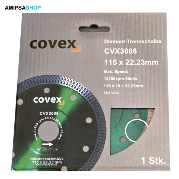 covex Turbo Keramik Scheibe grün 115mm x 22.23mm