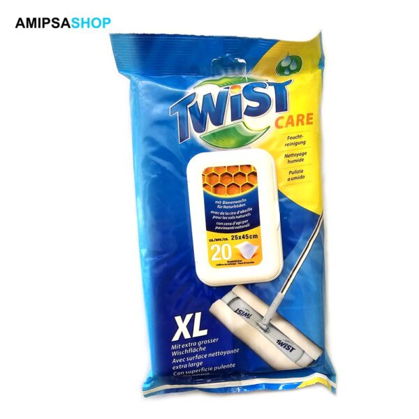 Twist Care XL Feuchtreinigungstücher 25x45cm