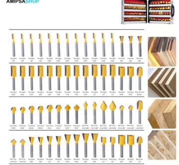 100 teiliges Fräser Set mit Wolframkarbid Spitze