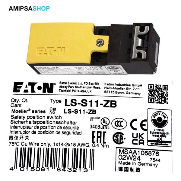 Eaton 106876 LS-S11-ZB Sicherheitsschalter