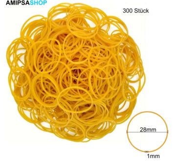 Gummibänder mit starker Elastizität 300 Stück
