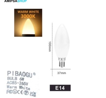 Glühbirne LED E14 6W 3000k