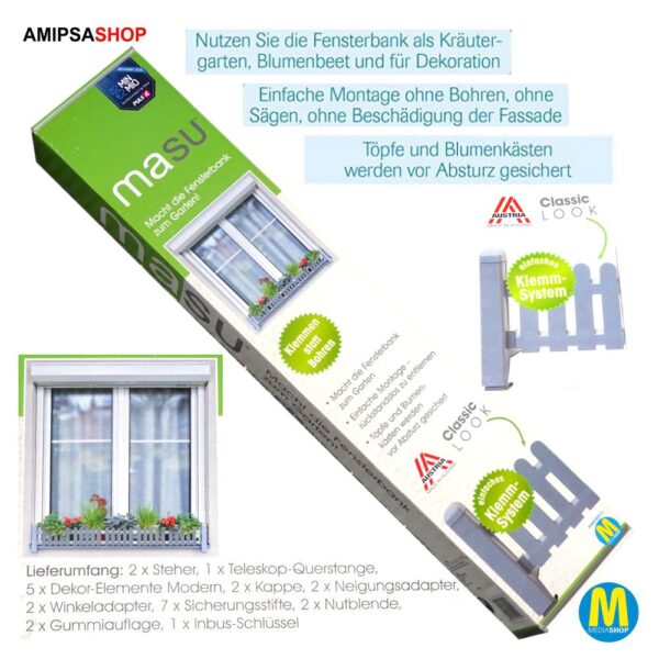 Masu Blumenkasten 78-130cm