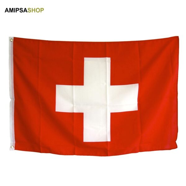 Schweizer Flagge mit 2 Ösen 150 x 100 cm
