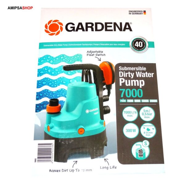 Gardena Classic Klarwasser Tauchpumpe 7000/C 1661-20