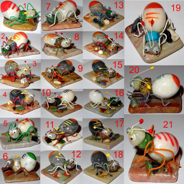 Tierfiguren aus Edelsteine Miniaturen – Bild 2
