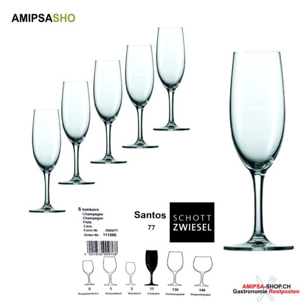 Champagnerglas Santos No.77 210 ml Schott-Zwiesel