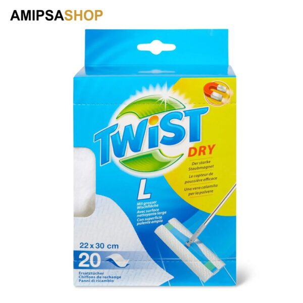 Twist Dry Ersatztücher L 22 x 30 cm