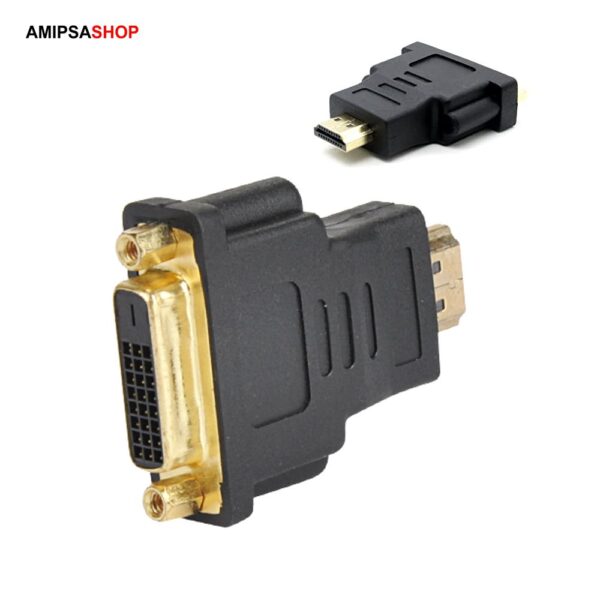 Adapter HDMI Stecker DVI D (24+1) Kupplung Vergoldete Kontakte