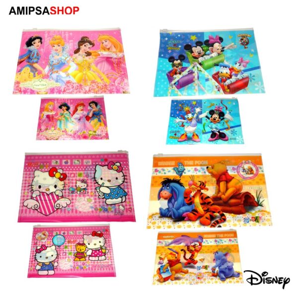 Dokumententasche disney zippverschluss