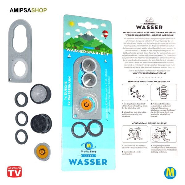 Armaturen-Wassersparset 7 Teile