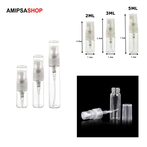 Parfümzerstäuber Glasfläschchen 2ml 3ml 5ml 