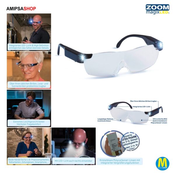 Zoom Magix LED Brille