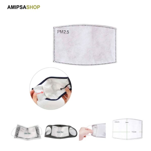 Aktivkohlefilter PM 2.5 für Mundschutz 1 Stück