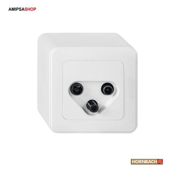 Mica4you AP SAT Antennensteckdose R TV SAT weiss