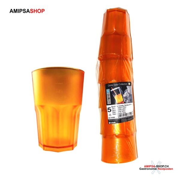 Granity Becher SAN Orange 425cc