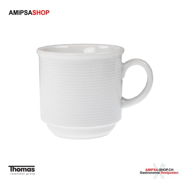 Trend weiss - Gastronomiegeschirr Obertasse hoch (34727) 0.18l