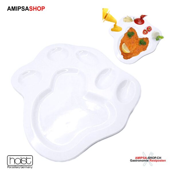 Dipp-, Rip- & Wing Gourmetplatte 40 cm Holst