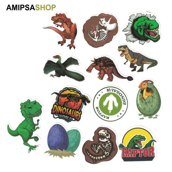 Aufkleber Sticker Dinosaurier