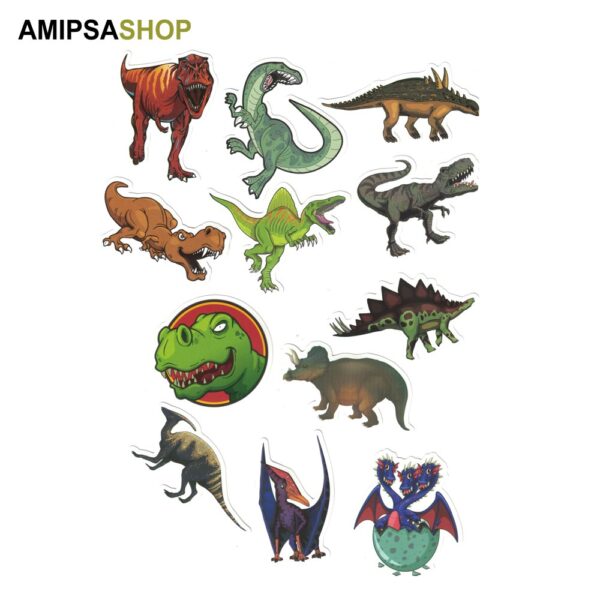 Aufkleber Sticker Dinosaurier