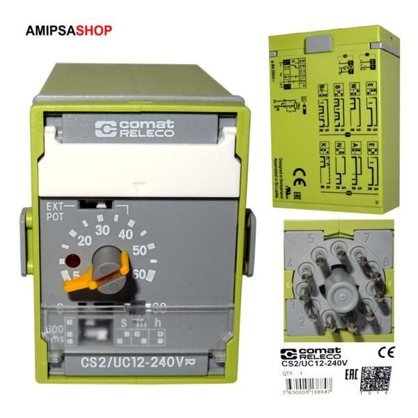Multifunktions-Zeitrelais CS2/UC12-240V