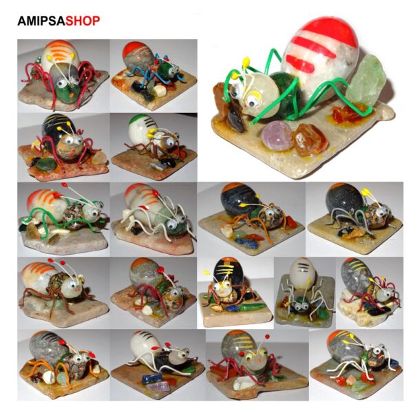 Tierfiguren aus Edelsteine Miniaturen