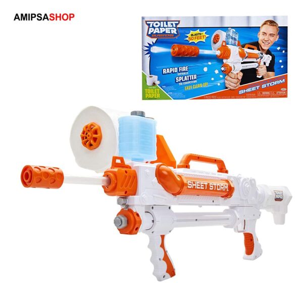 Toilet Paper Blaster Sheet Storm