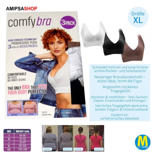 Comfy Bra BH 3er Set