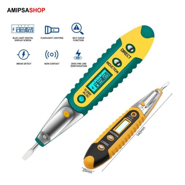 Spannungsprüfer Digital AC DC 12-250V