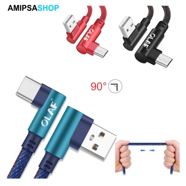 USB Kabel 90 Grad Typ-c 1 m