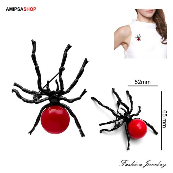 Brosche Spinne