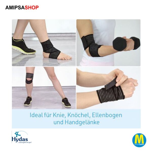 Kniebandage mit Anti Rutsch Beschichtung