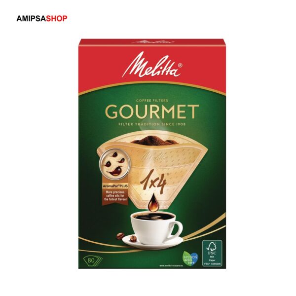 Filtertüte Gourmet 1x4 80 Stück