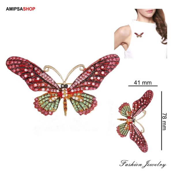 Brosche Vintage Schmetterling