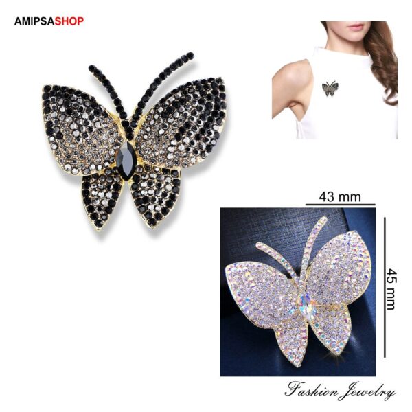 Brosche Vintage Schmetterling