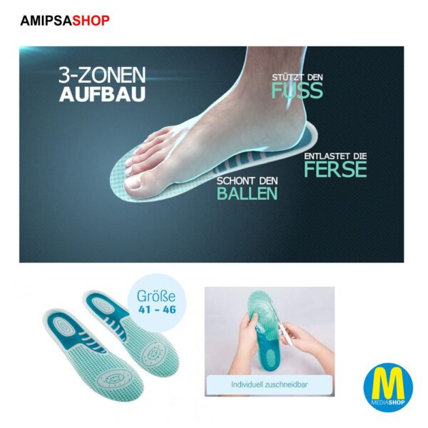 Gel Einlagen für Schuhe